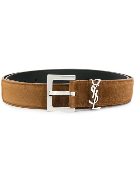 ysl mens belt price|saint laurent monogram suede belt.